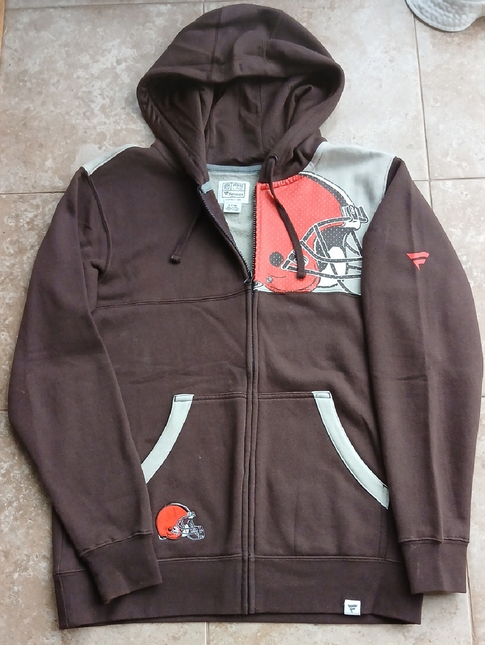 Fanatics Cleveland Browns NFL Football Hooded Zip Up Jacket